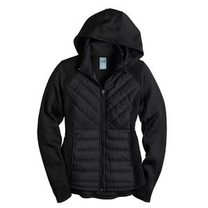 Fleece lined running jacket